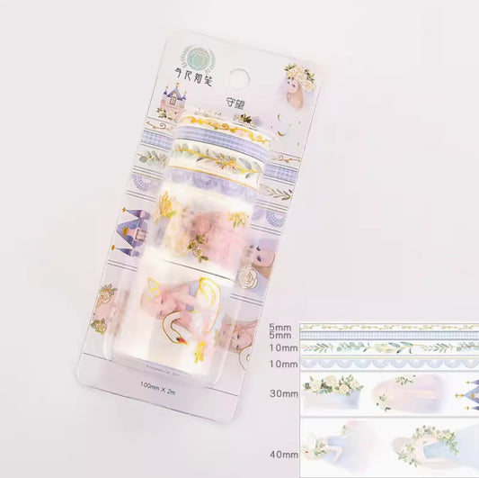 E2_Hot stamping combination 6 rolls Washi tape set - Hope