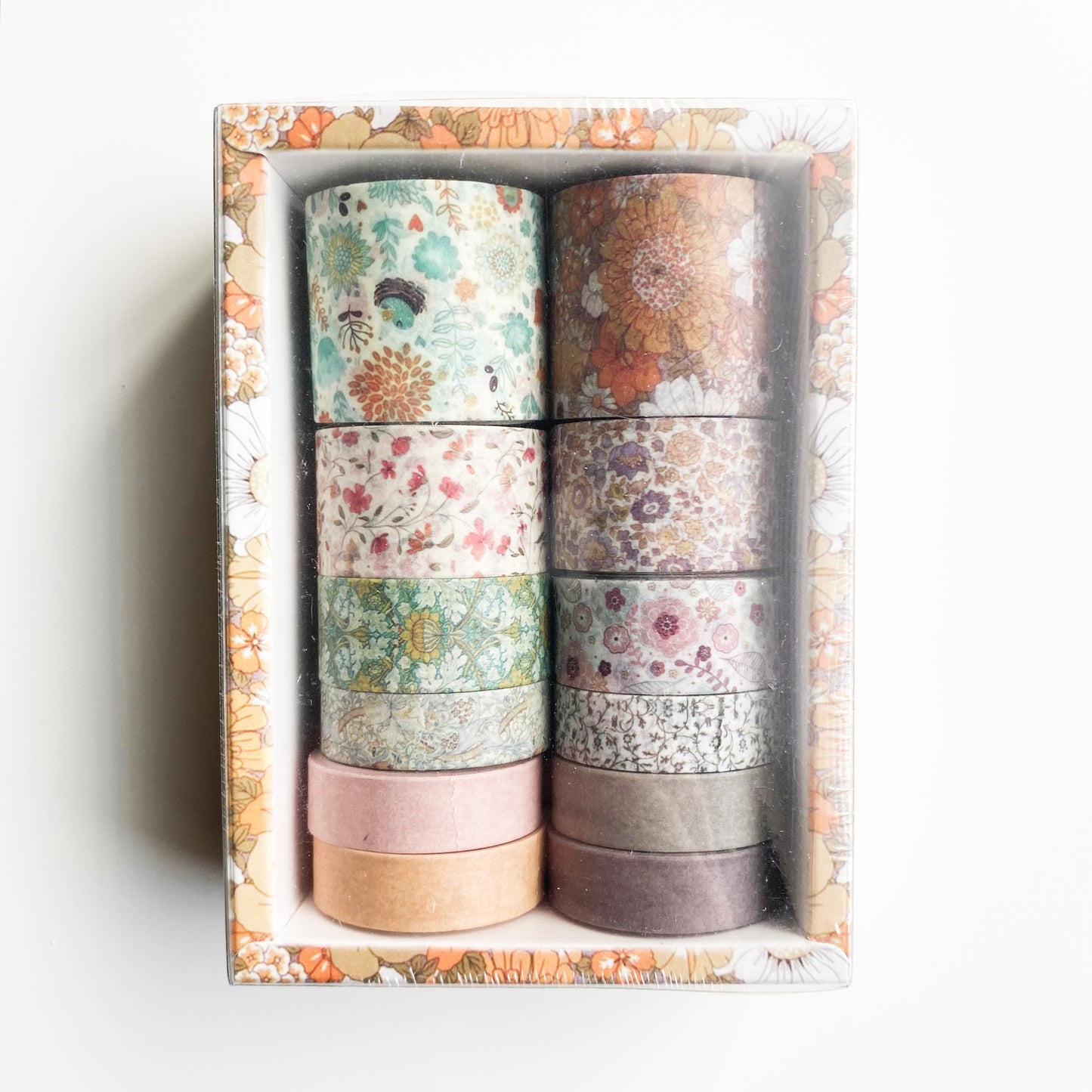 A8_Floral Thoughts_12 rolls Washi tape set